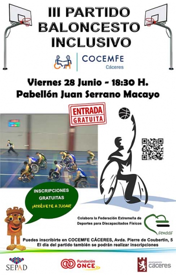 cartel torneo de baloncesto